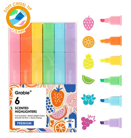 Grabie Fruit Scented Highlighter Set of 6