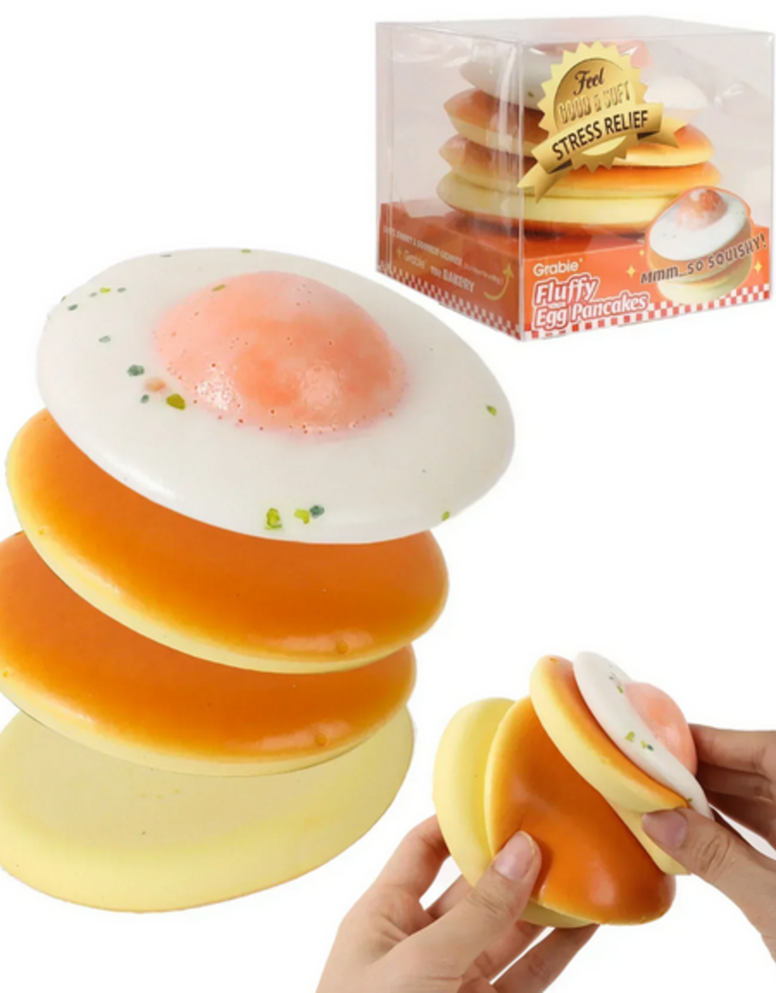 Grabie Squishy: Fluffy Egg Pancakes