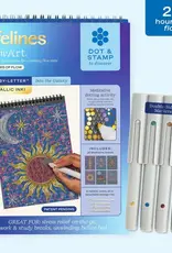 Lifelines FlowArt - Dot-By-Letter: Into the Galaxy - Metallic