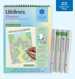 Lifelines FlowArt- Dot-By-Letter: Cozy Cottage