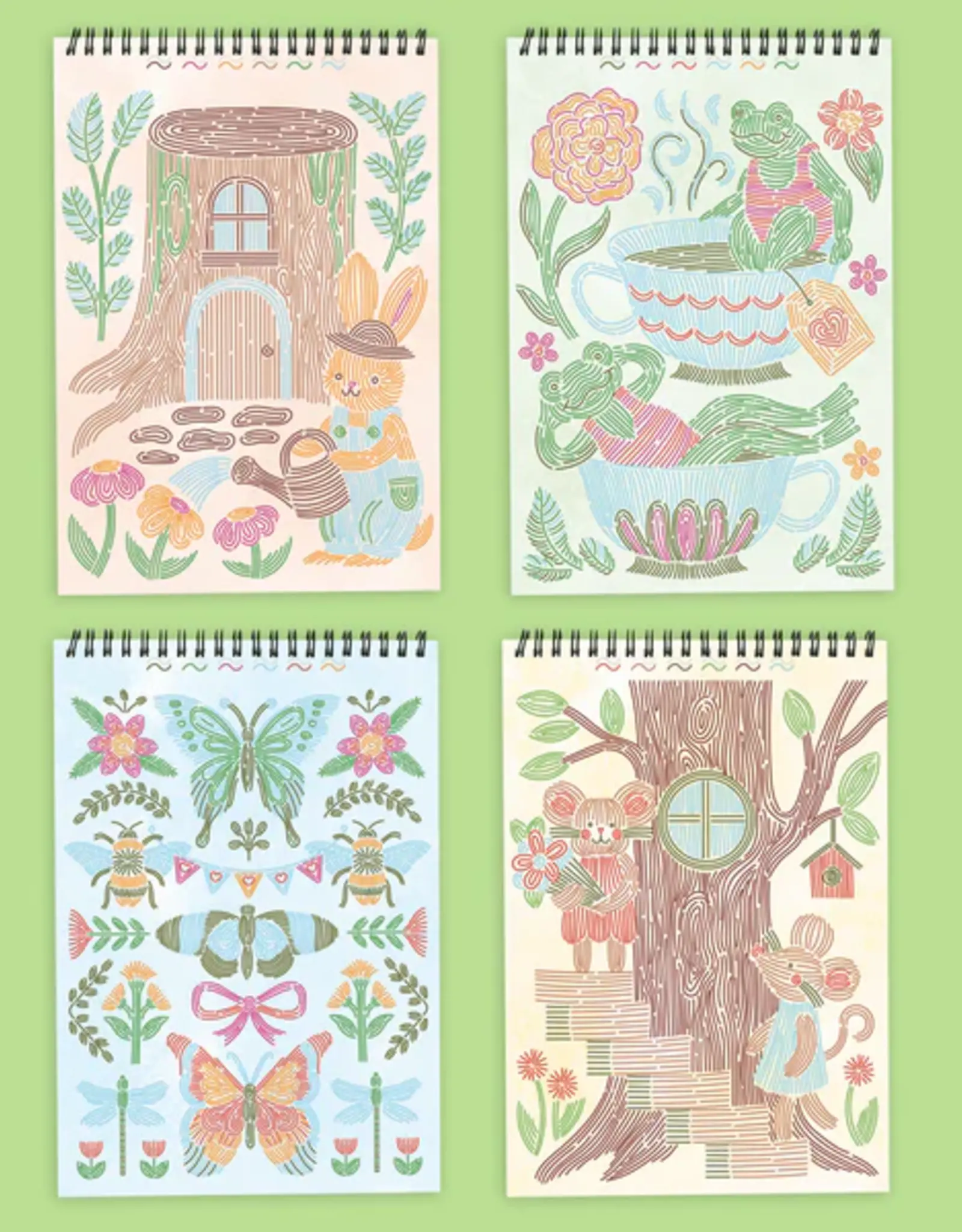 Lifelines FlowArt: Trace-By-Line: Woodland Whimsy