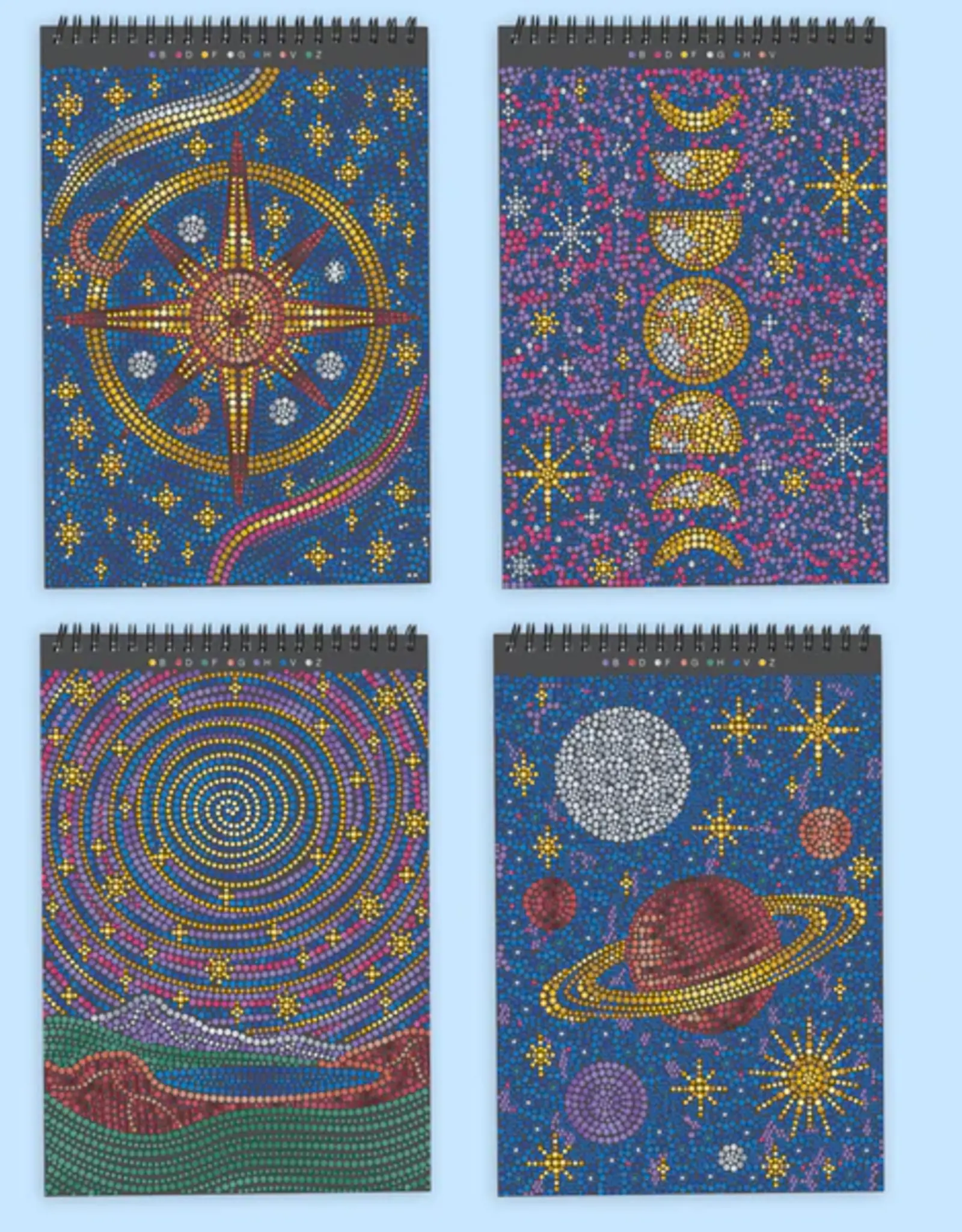 Lifelines FlowArt - Dot-By-Letter: Into the Galaxy - Metallic