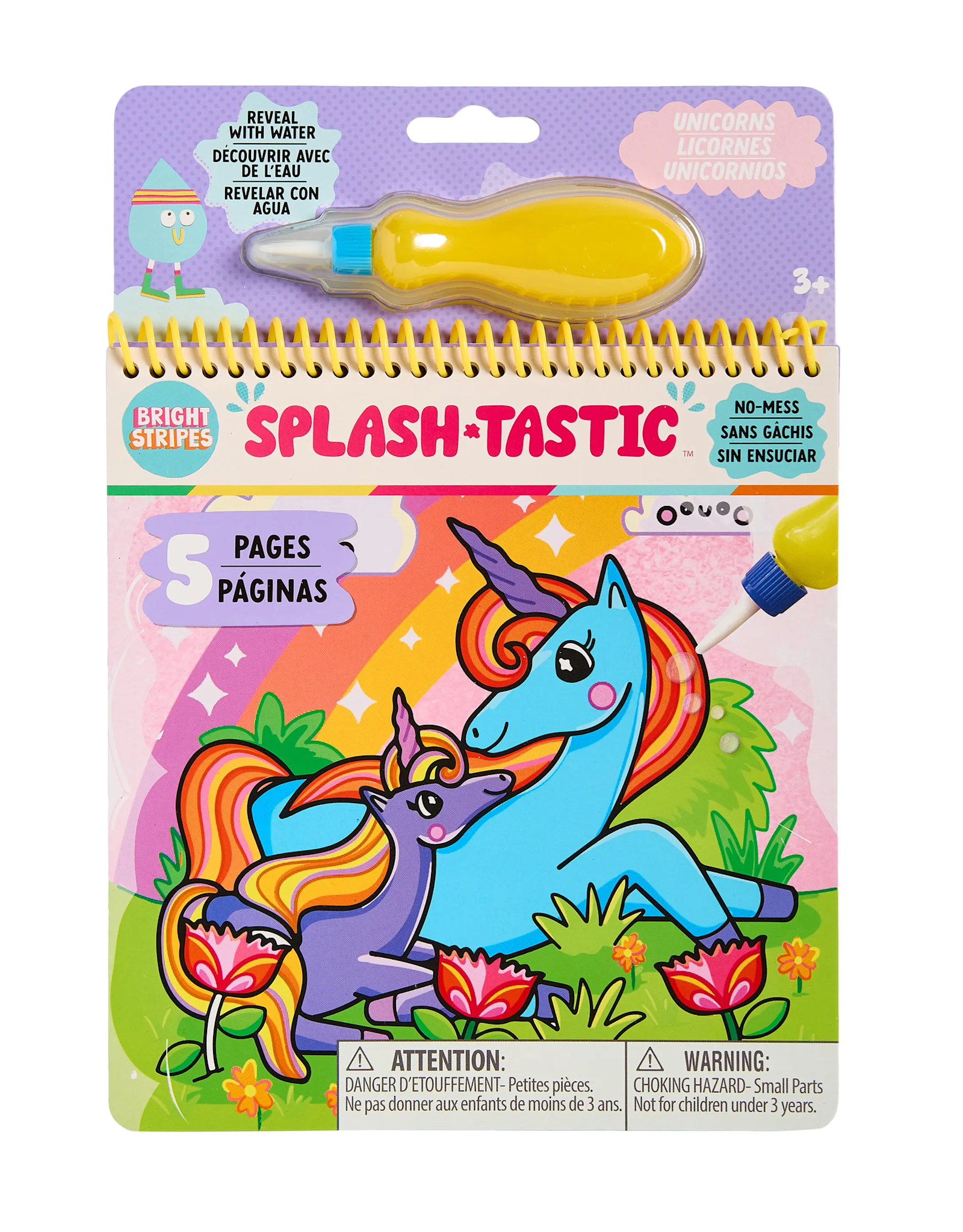 Bright Stripes Splash-Tastic: Unicorns