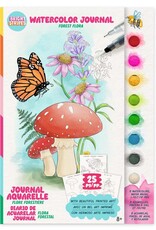 Bright Stripes Watercolor Journal Flora
