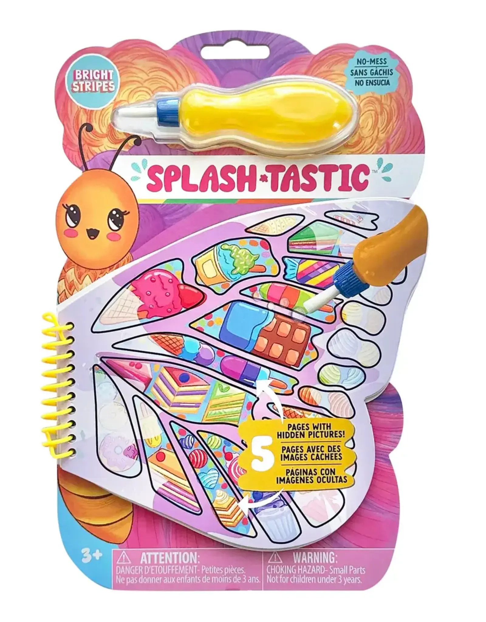Bright Stripes Splash-Tastic: Butterfly