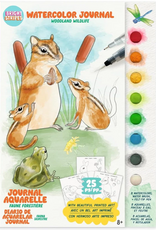 Bright Stripes Watercolor Journal Fauna