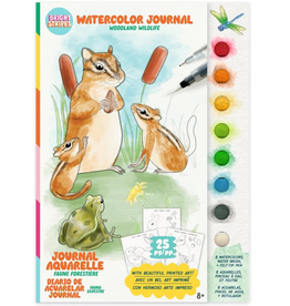 Bright Stripes Watercolor Journal Fauna