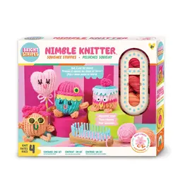 Bright Stripes Nimble Knitter: Squishee Stuffies