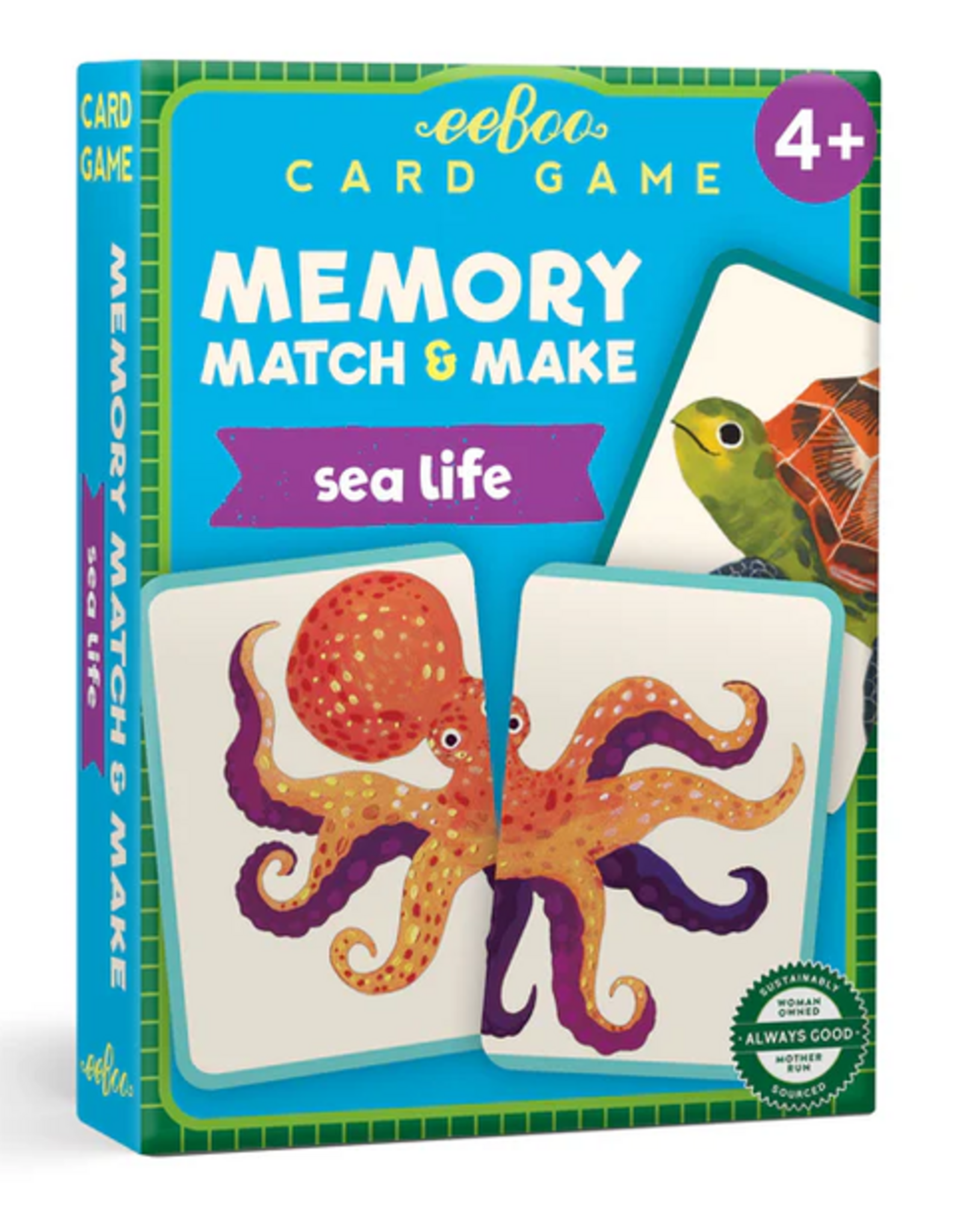 eeBoo Sea Life Memory Match & Make Game