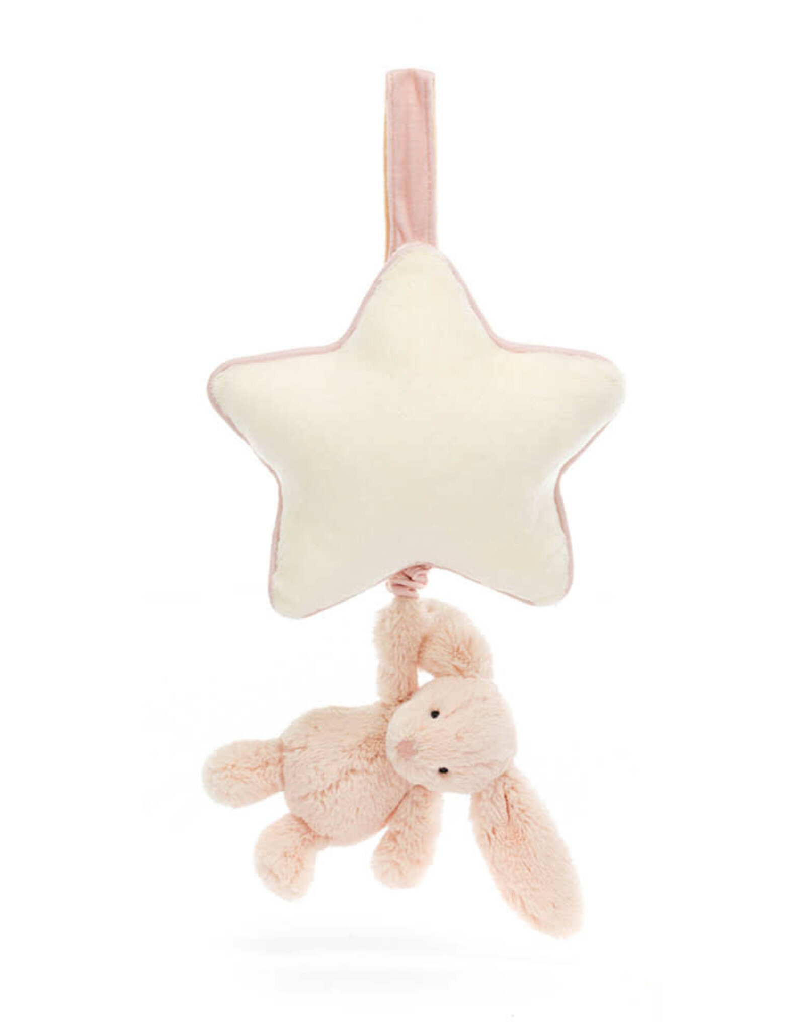 Jellycat Bashful Blush Bunny Musical Pull