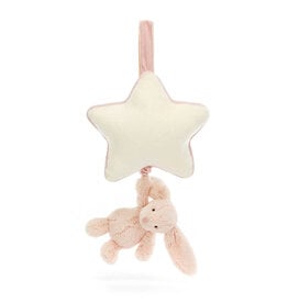 Jellycat Bashful Blush Bunny Musical Pull