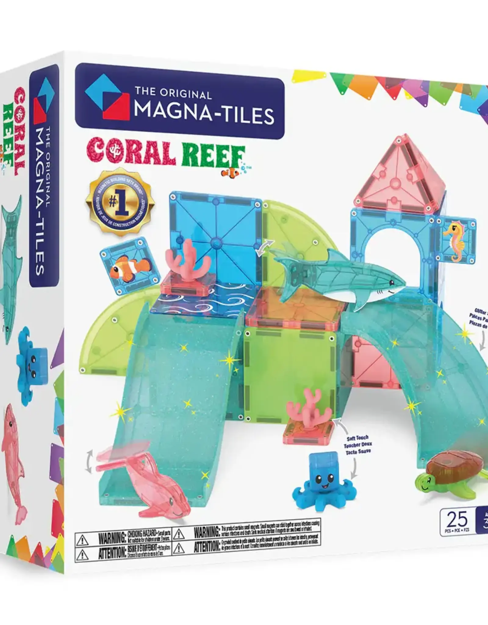 Magna-Tiles Magna-tile: Coral Reef 25pc Set