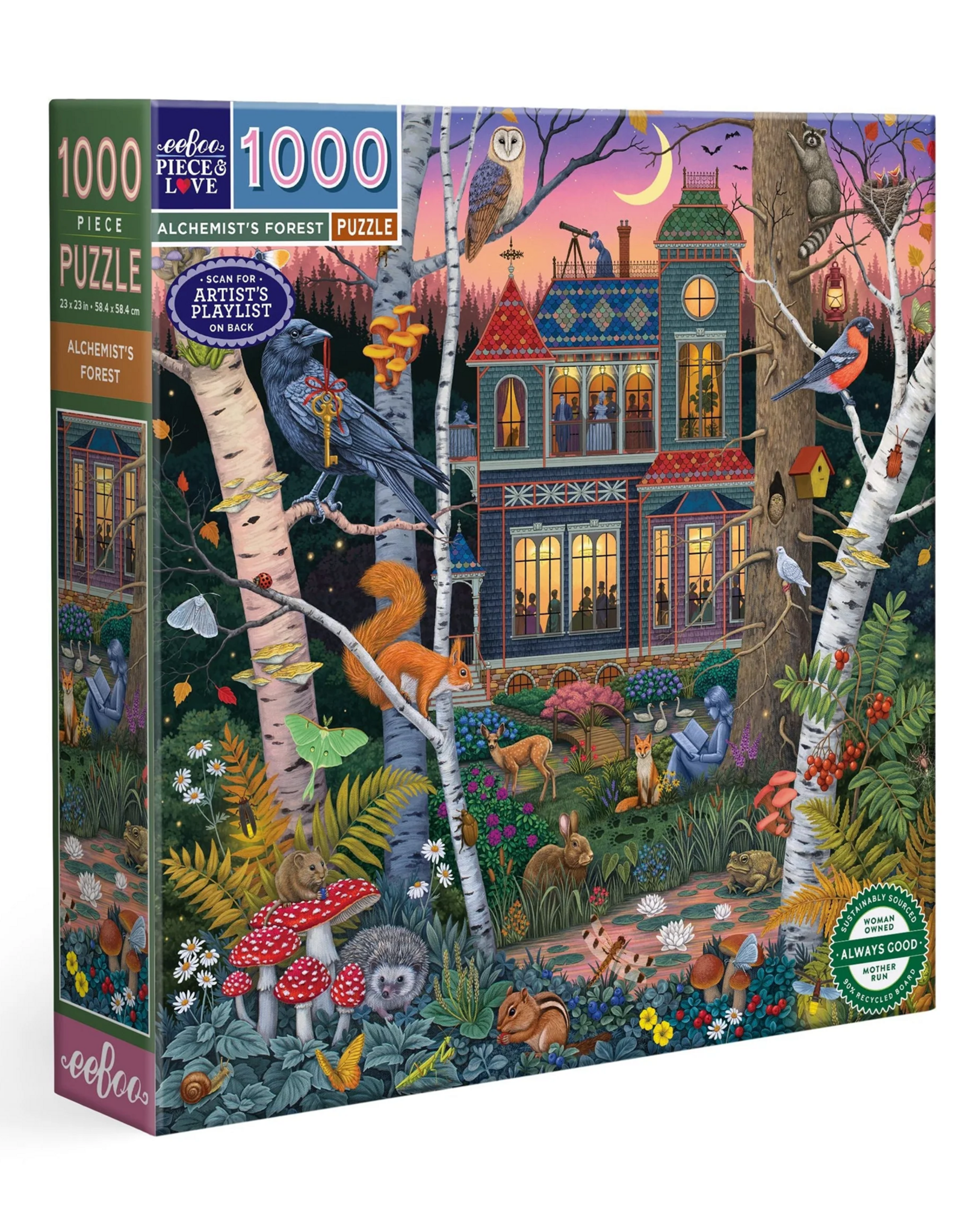 eeBoo 1000pc Puzzle: Alchemist's Forest