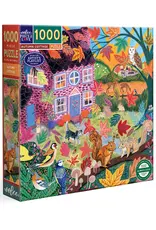 eeBoo 1000pc Puzzle: Autumn Cottage