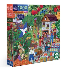 eeBoo 1000pc Puzzle: Fall Apple Picking