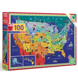 eeBoo 100pc-Puzzle: This Land is Your Land, 2nd Ed