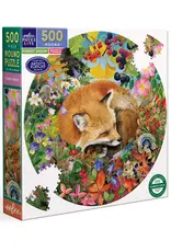 eeBoo 500pc Round Puzzle: Forest Dream
