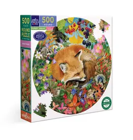 eeBoo 500pc Round Puzzle: Forest Dream