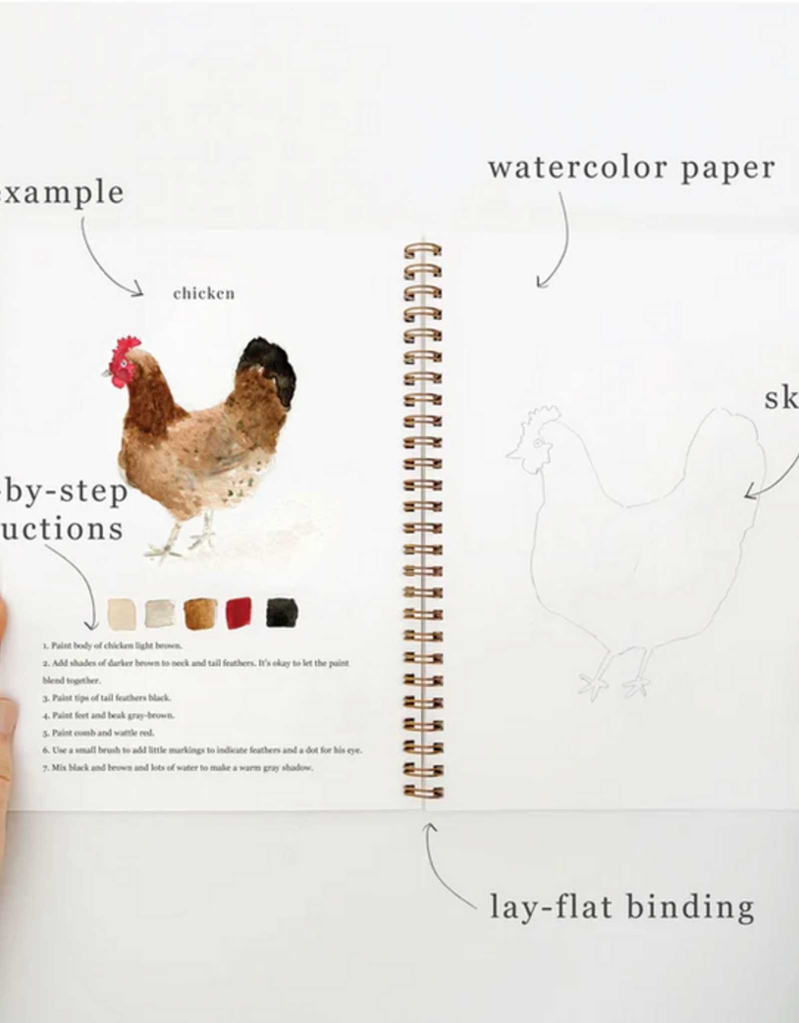 Emily Lex Studio Watercolor Workbook: Animals
