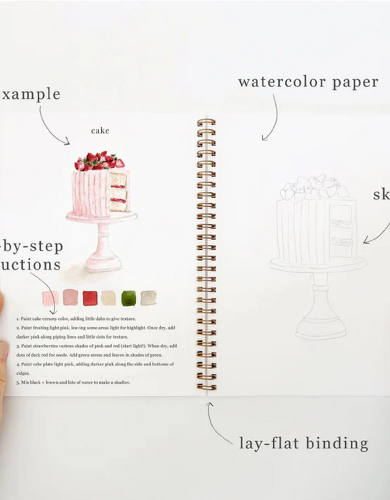Emily Lex Studio Watercolor Workbook: Baking