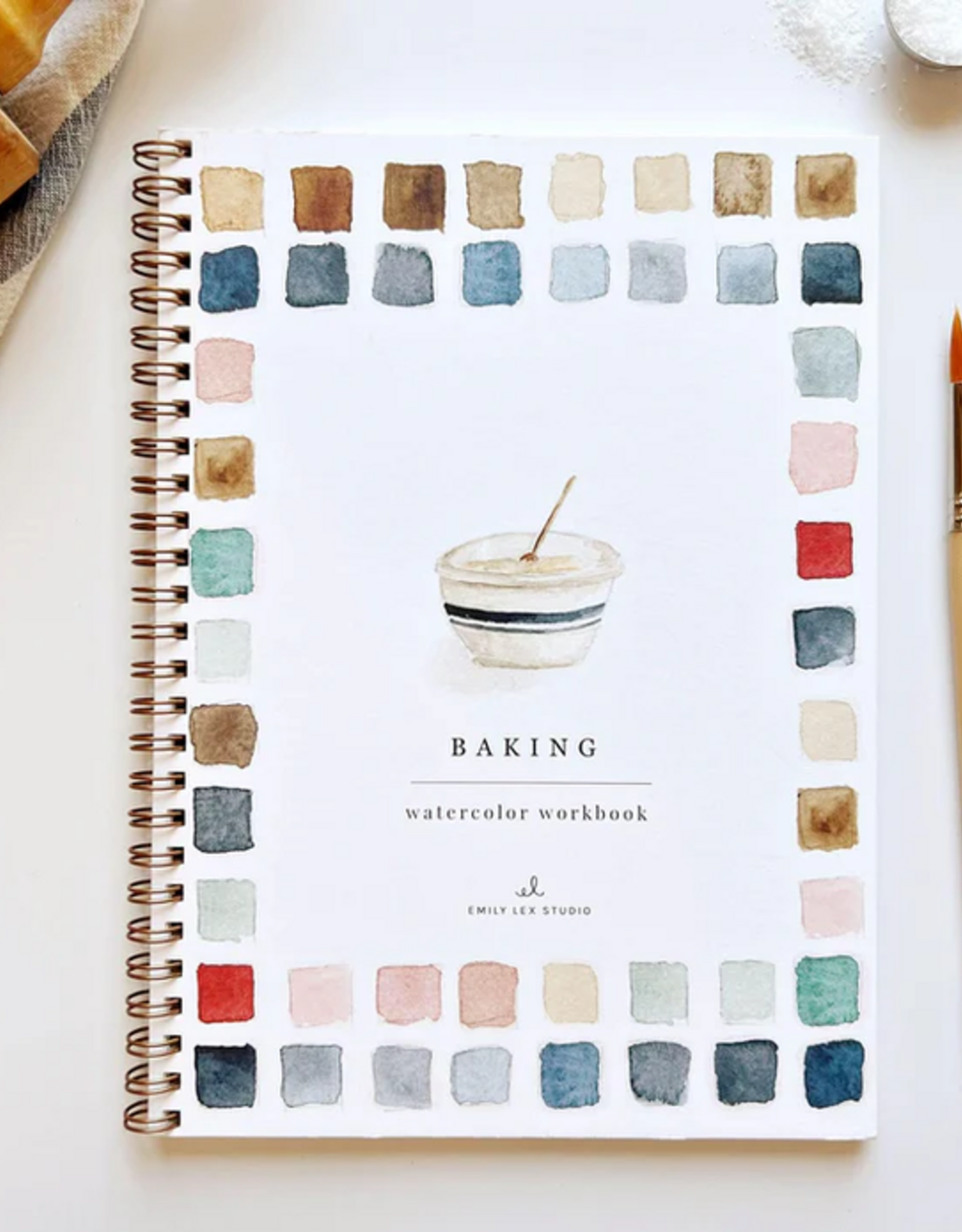 Emily Lex Studio Watercolor Workbook: Baking