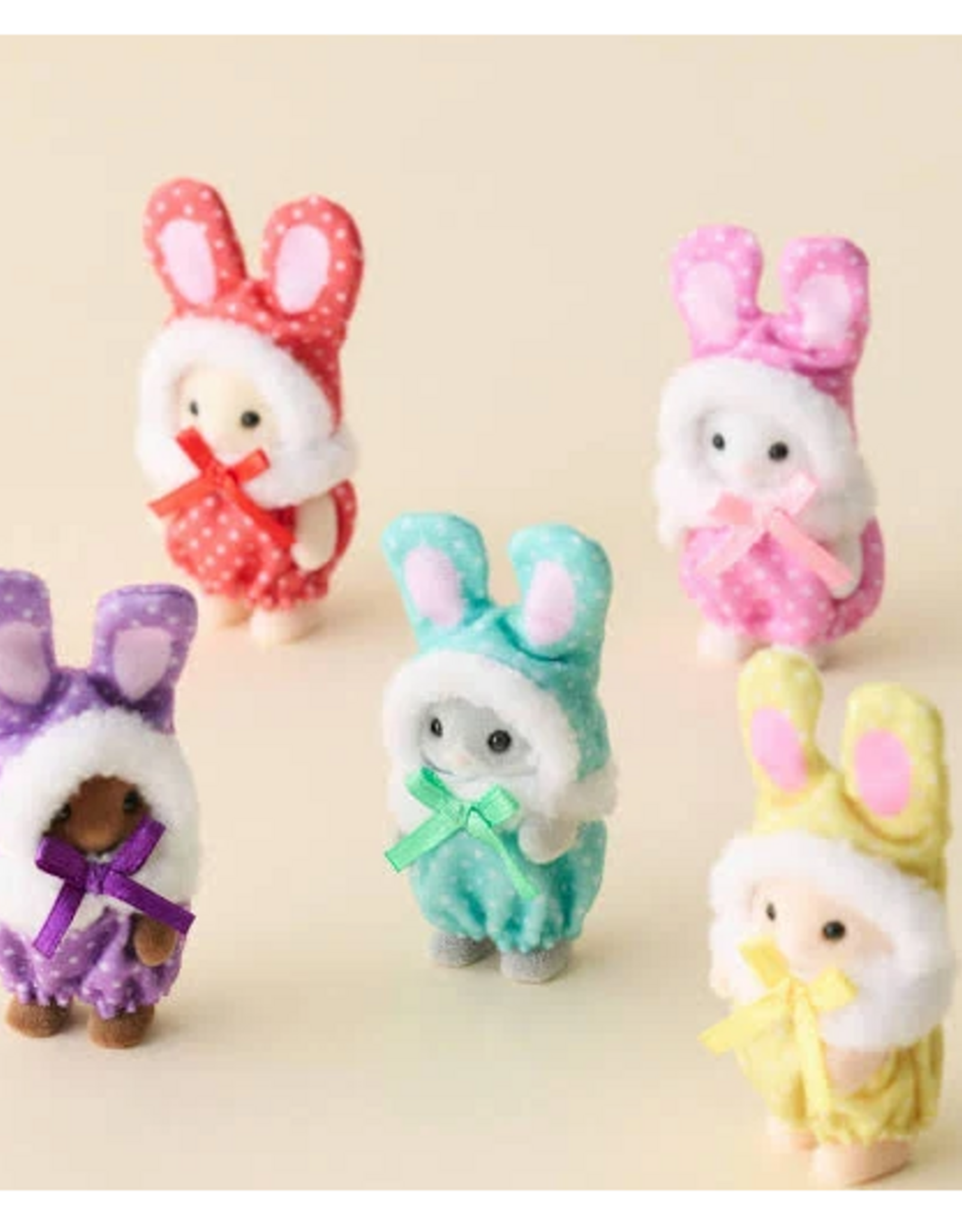 Epoch Everlasting Play Calico Critters Colorful  Bunny Costume
