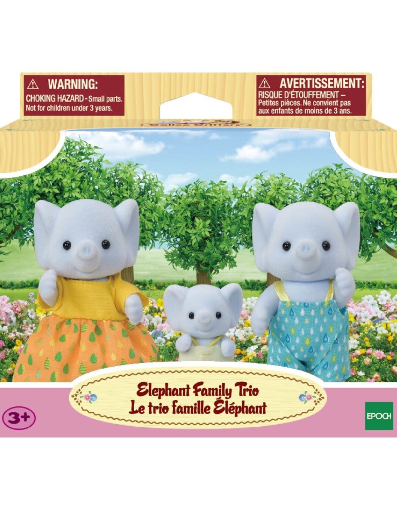 Epoch Everlasting Play Elephant Family Trio