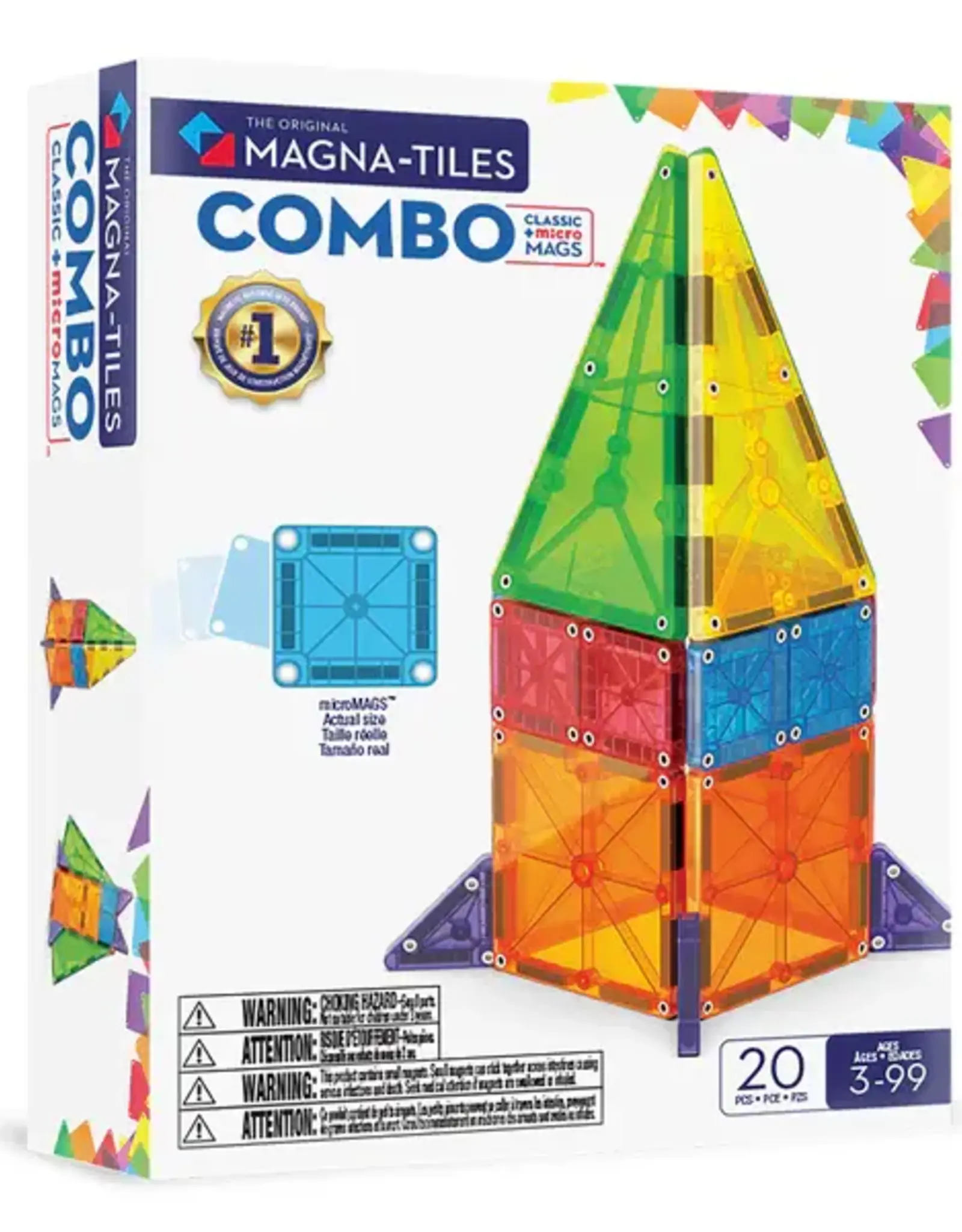 Magna-Tiles Magna-Tiles: Combo 20-Piece Set