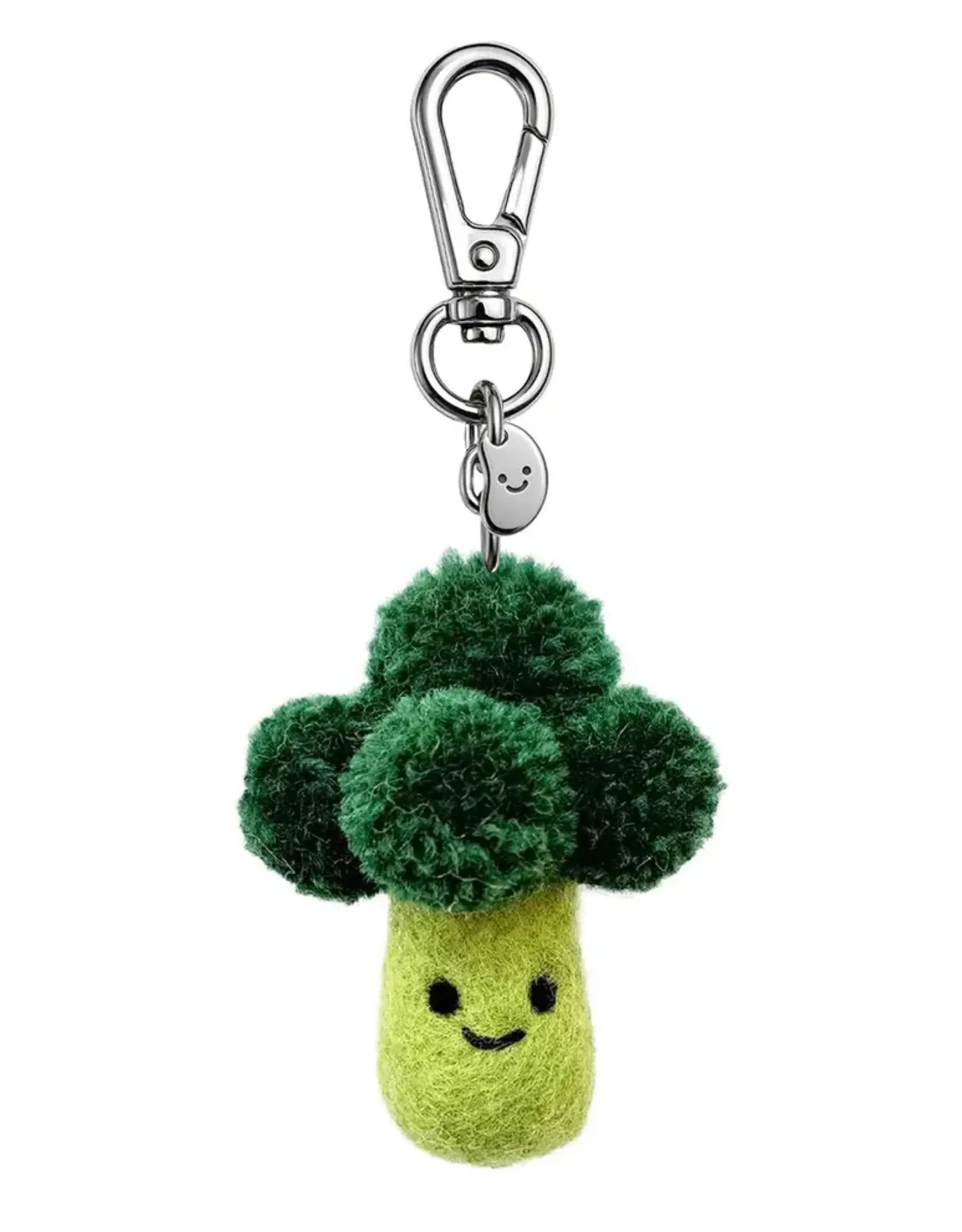 Ohh Deer Silly Beans Felt Keychain: Baxter Broccoli