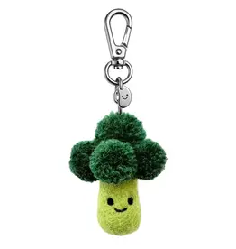 Ohh Deer Silly Beans Felt Keychain: Baxter Broccoli