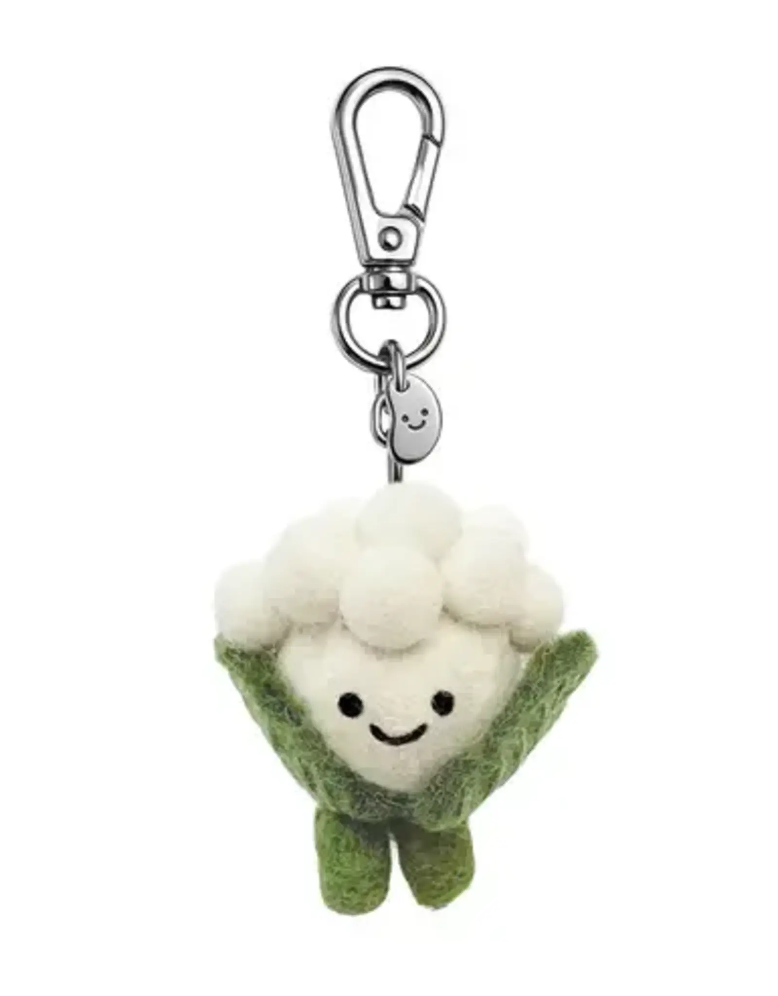 Ohh Deer Silly Beans Felt Keychain: Carl Cauliflower