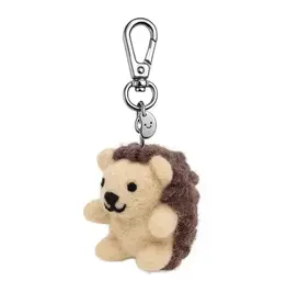 Ohh Deer Silly Beans Felt Keychain: Hettie Hedgehog