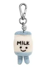 Ohh Deer Silly Beans Felt Keychain: Marty The Milk