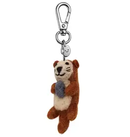 Ohh Deer Silly Beans Felt Keychain: Otto The Otter