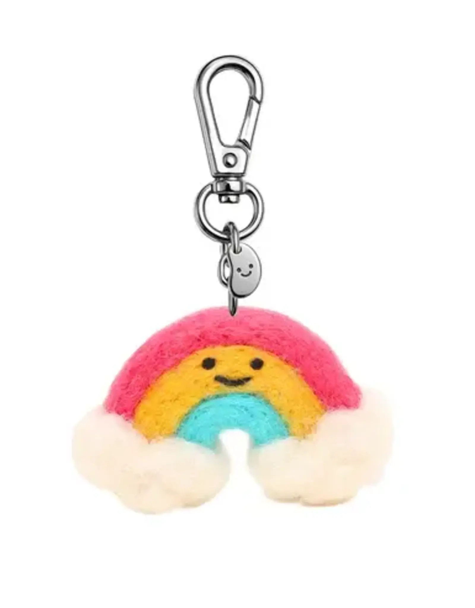 Ohh Deer Silly Beans Felt Keychain: Rain The Rainbow