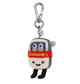 Ohh Deer Silly Beans Felt Keychain: Suki Sardines