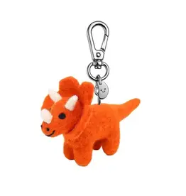 Ohh Deer Silly Beans Felt Keychain: Tim Triceratops