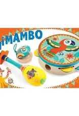 Djeco Animambo 3pc Set: Guiro, Maracas, Tambourine