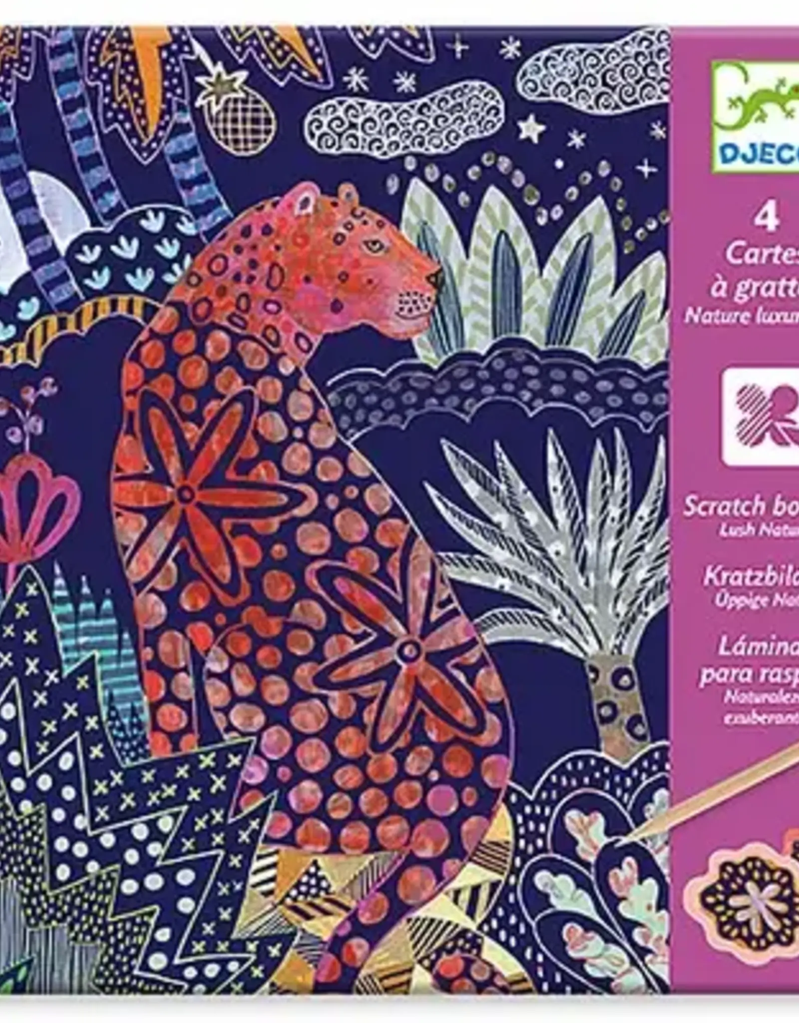 Djeco PG Scratch Cards Lush Nature