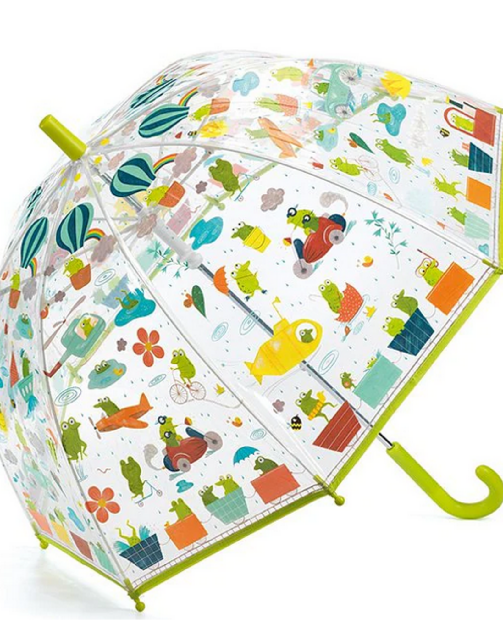 Djeco Umbrella: Clear Froglets