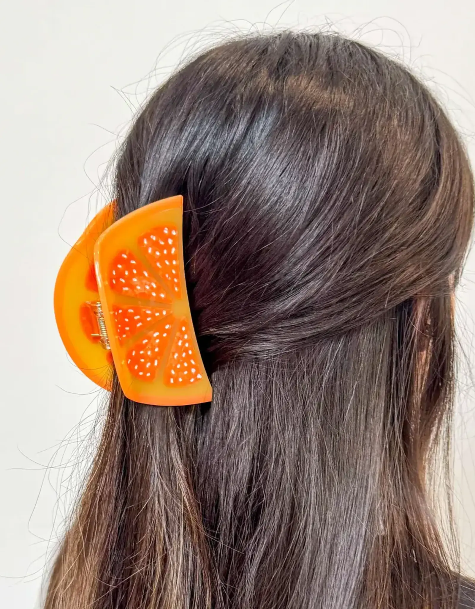 Jenny Lemons Claw Clip: Large Orange Slice