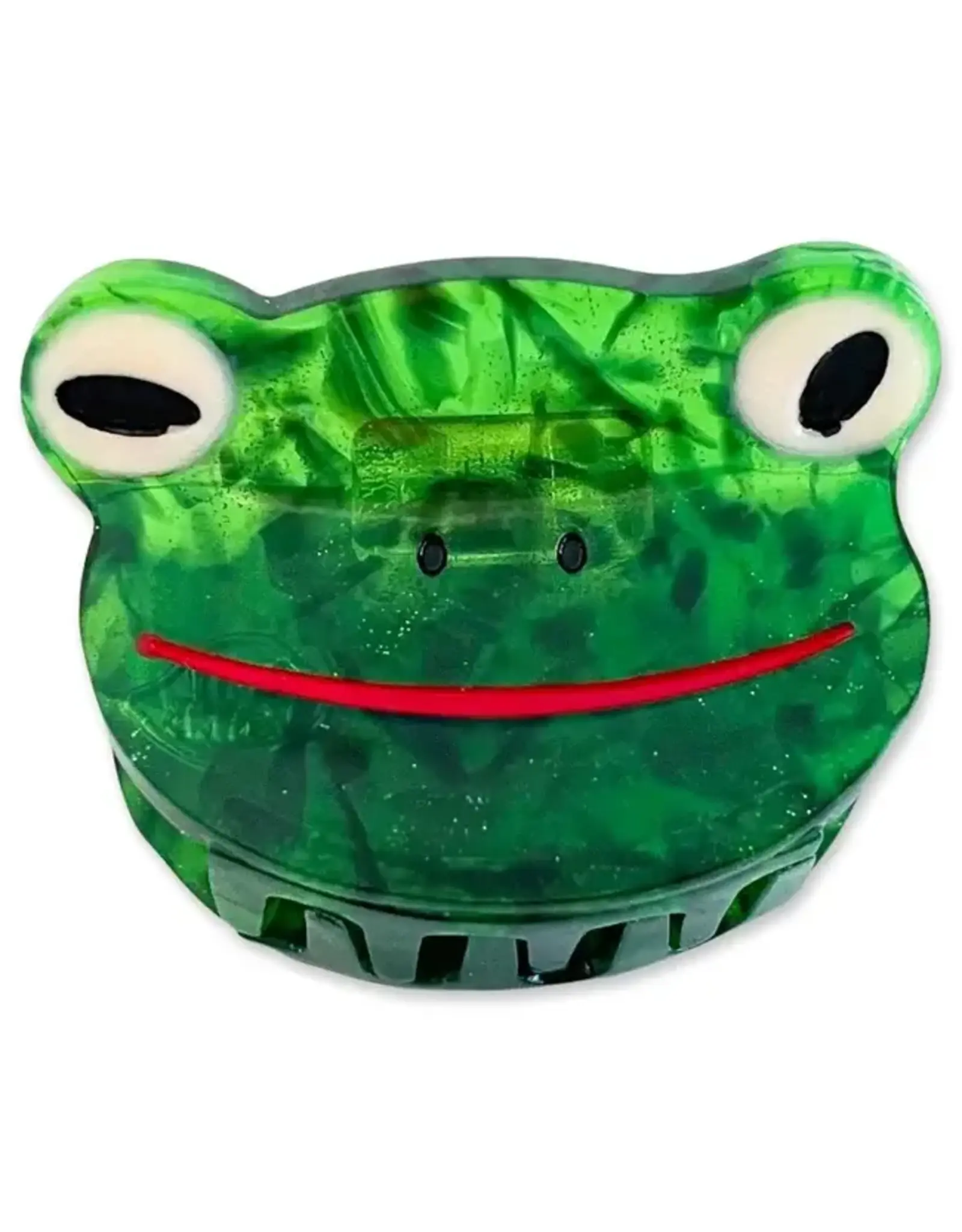 Jenny Lemons Claw Clip: Mini Green Froggy