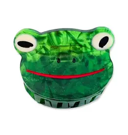 Jenny Lemons Claw Clip: Mini Green Froggy
