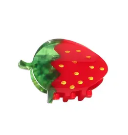 Jenny Lemons Claw Clip: Mini Red Strawberry