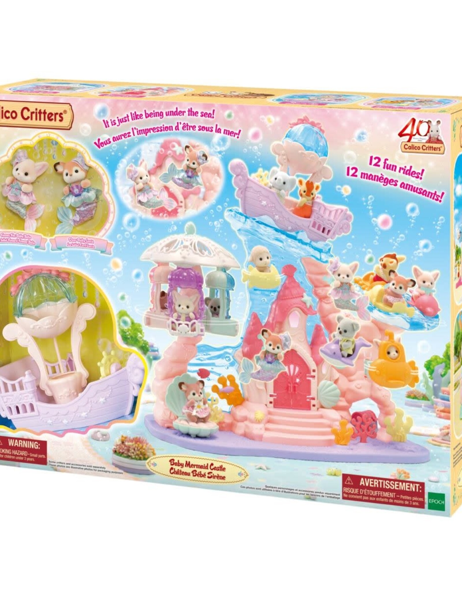 Epoch Everlasting Play Baby Mermaid Castle