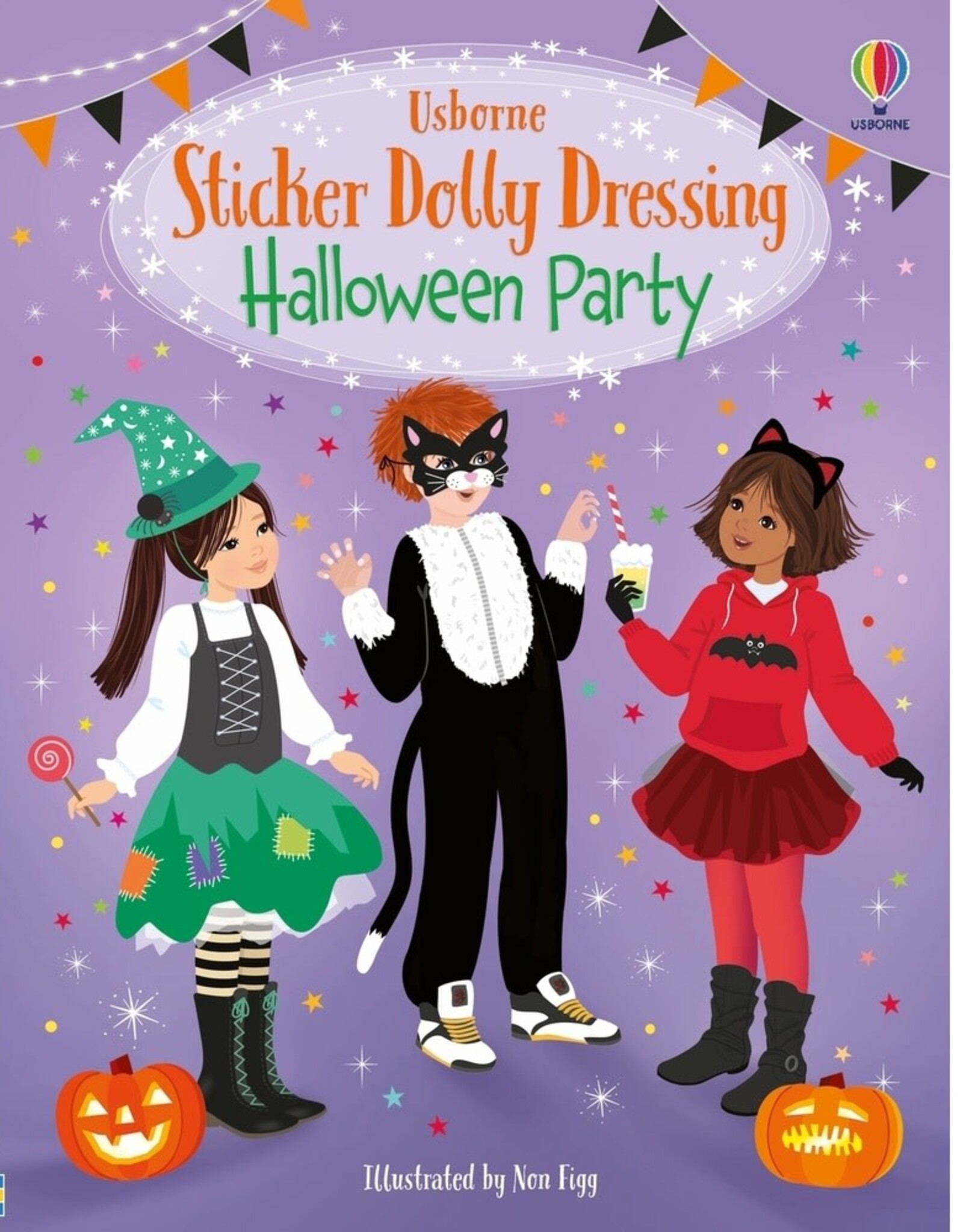 Usborne Sticker Dolly Dressing Halloween Party