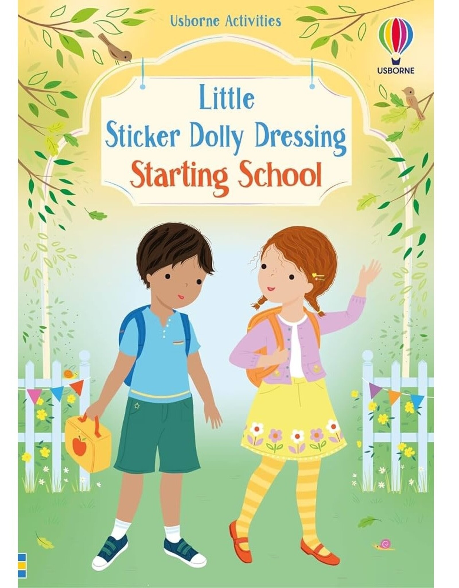 Usborne Little Sticker Dolly Dressing  Starting School