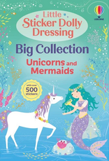 Usborne Little Sticker Dolly Dressing  Unicorns and Mermaids
