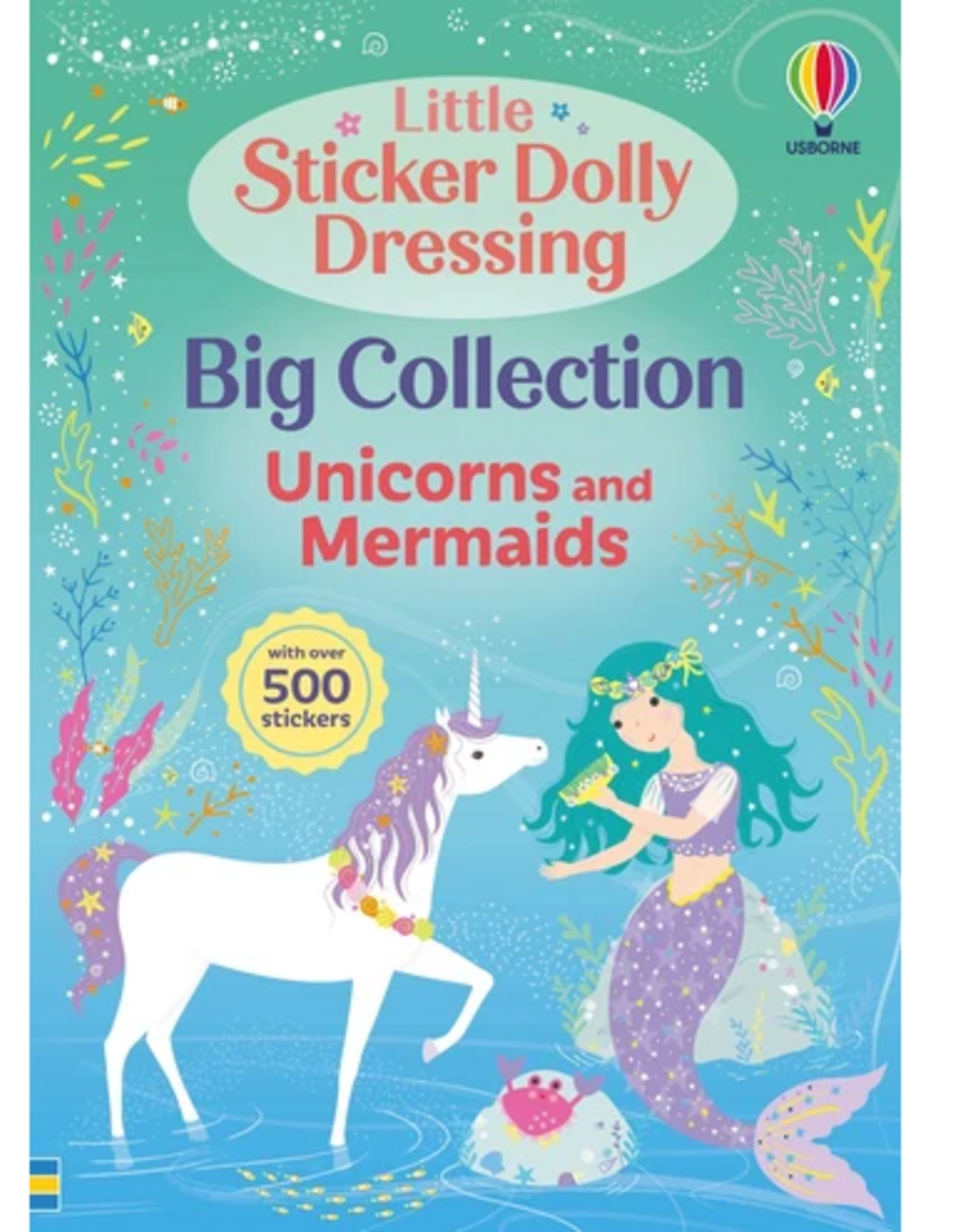 Usborne Little Sticker Dolly Dressing  Unicorns and Mermaids