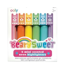 Ooly Beary Sweet: Mini Scented Neon Highlighters